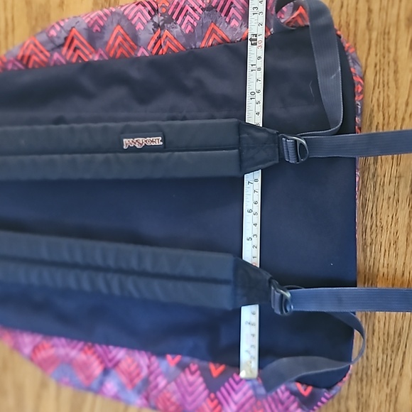 Jansport Superbreak T501 Lightweight Backpack Gray Forge Pink Purple Diamond - Picture 12 of 13